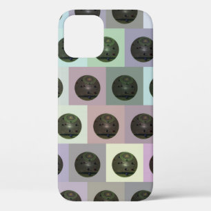 Funda Para iPhone 12 Patrón Colorido de Bochas de Césped,