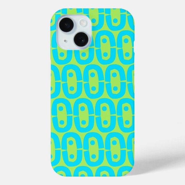 Funda De Case-Mate Para iPhone patrón colorido moderno (Reverso )