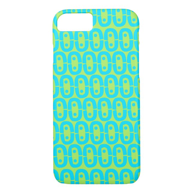 Funda De Case-Mate Para iPhone patrón colorido moderno (Reverso)