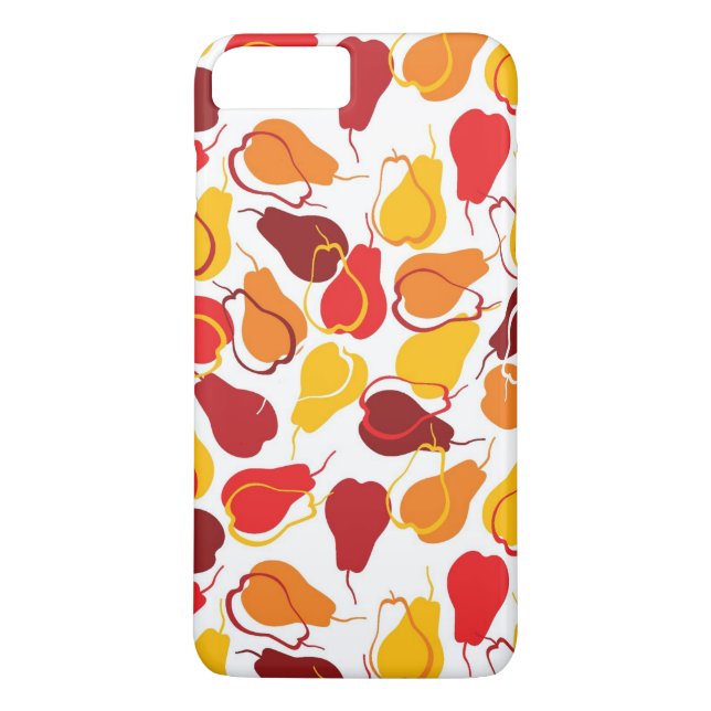 Funda De Case-Mate Para iPhone Patrón con peras (Reverso)
