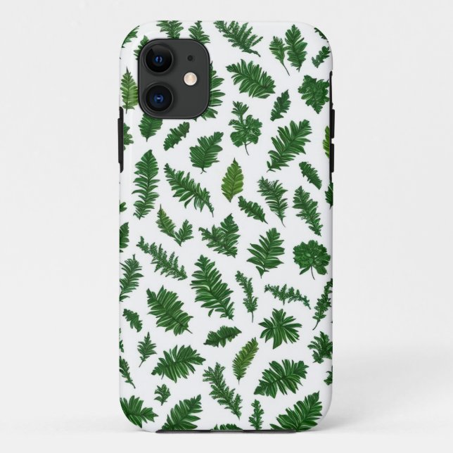 Funda De Case-Mate Para iPhone Patrón continuo con una variedad de hojas   (Reverso)