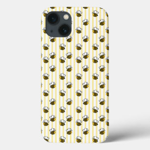 Funda Para iPhone 13 Patrón continuo de abejas bumble lindas