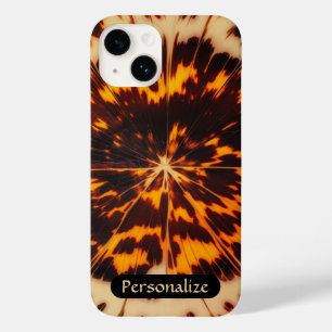 Funda Para iPhone 14 De Case-Mate Patrón continuo de caparazón de tortuga   Marrón n