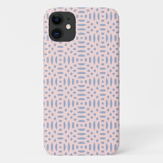 Funda De Case-Mate Para iPhone patrón continuo de formas circulares (Reverso)