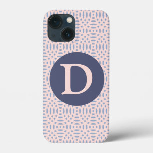 Funda Para iPhone 13 Mini patrón continuo de formas circulares