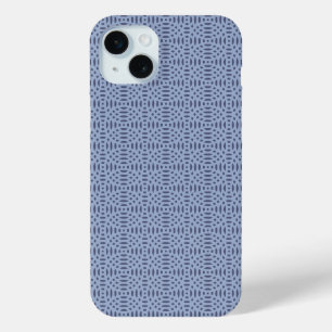 Funda Para iPhone 15 Mini patrón continuo de formas circulares