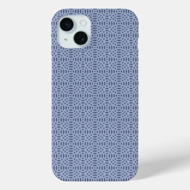 Funda De Case-Mate Para iPhone patrón continuo de formas circulares (Reverso )