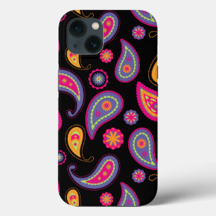 Funda Para iPhone 13 Patrón continuo de Paisley colorido