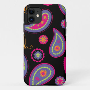 Funda Para iPhone 11 Patrón continuo de Paisley colorido