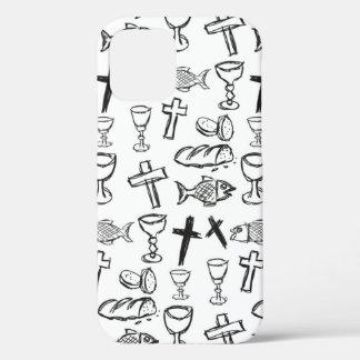 Funda Para iPhone 12 Patrón cristiano