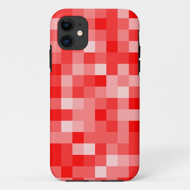 Funda De Case-Mate Para iPhone Patrón cuadrado (Reverso)