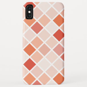 Funda Para iPhone XS Max Patrón cuadrado geométrico de la sonda