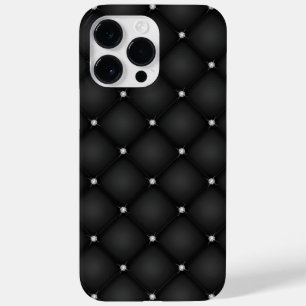 Funda Para iPhone 14 Pro Max De Case-Mate Patrón cuadrado negro premium