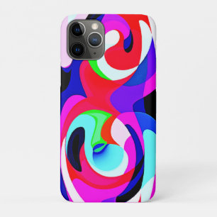 Funda Para iPhone 11 Pro Patrón de abstracciones coloridas y vívidas