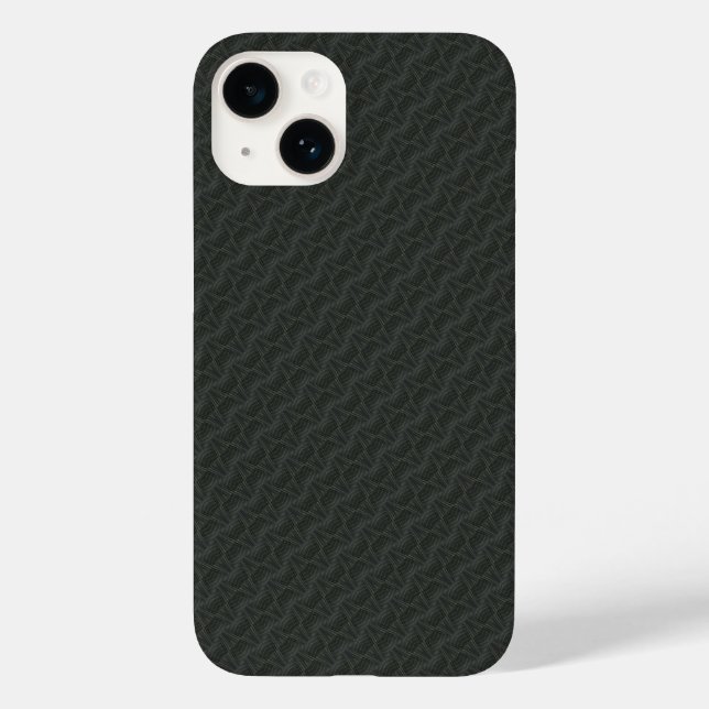 Funda De Case-Mate Para iPhone Patrón de acero grisáceo sin soldadura (Reverso )