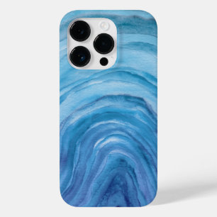 Funda Para iPhone 14 Pro De Case-Mate Patrón de acuarela del índigo azul agar II