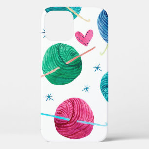 Funda Para iPhone 12 Patrón de acuarela sin fisuras con bolas de colore