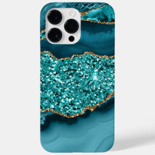 FUNDA PARA iPhone 14 PRO MAX DE Case-Mate PATRÓN DE AGUA TURQUESA Y ORO