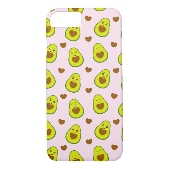Funda De Case-Mate Para iPhone Patrón de aguacate (Reverso)
