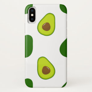 Funda Para iPhone X Patrón de aguacate