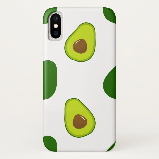 Funda De Case-Mate Para iPhone Patrón de aguacate (Reverso)