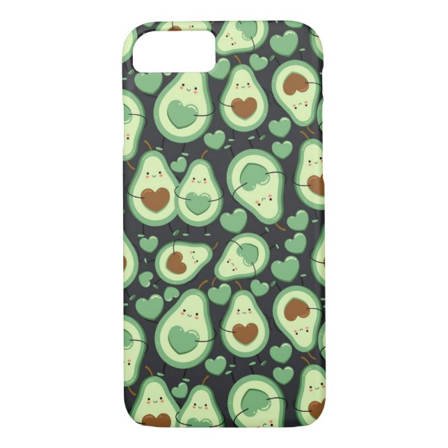 Funda De Case-Mate Para iPhone Patrón de aguacate (Reverso)