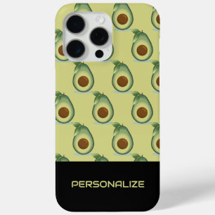 Funda Para iPhone 15 Pro Max Patrón de aguacate