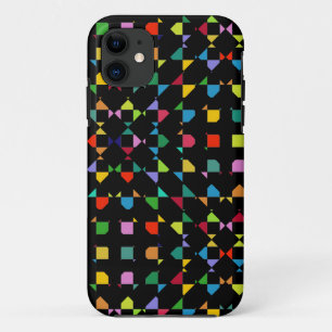 Funda Para iPhone 11 patrón de ajedrez Colorido deconstruido