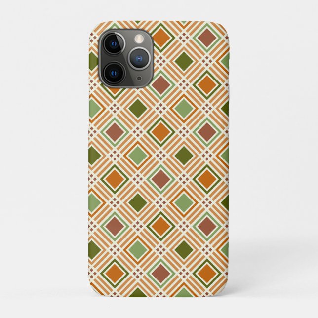 Funda De Case-Mate Para iPhone Patrón de algas de arcilla (Reverso)