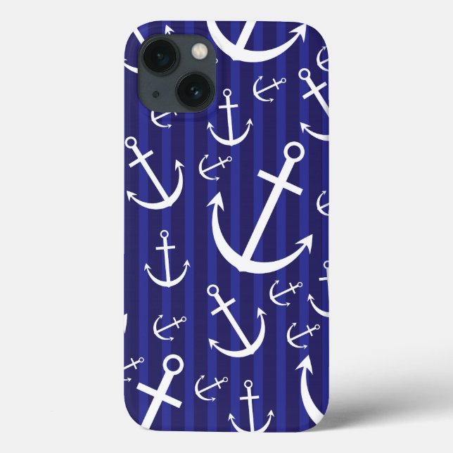 Funda De Case-Mate Para iPhone Patrón de anclaje (Reverso)