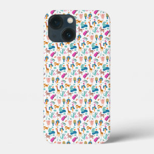 Funda Para iPhone 13 Mini Patrón de animales de Safari