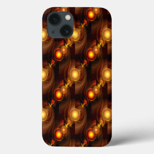 Funda Para iPhone 13 Patrón de arte abstracto boho elegante moderno dor