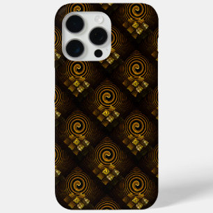 Funda Para iPhone 15 Pro Max Patrón de arte abstracto boho elegante moderno dor