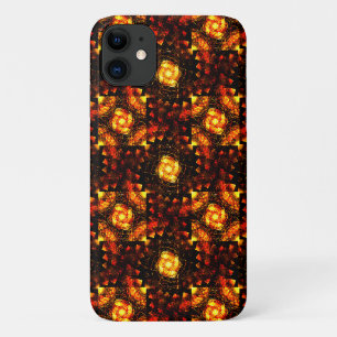 Funda Para iPhone 11 Patrón de arte abstracto elegante boho moderno dor