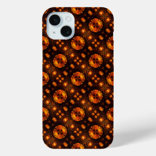 Funda Para iPhone 15 Mini Patrón de arte abstracto elegante boho moderno dor