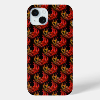 Funda Para iPhone 15 Mini Patrón de Arte Abstracto Elegante Boho Moderno Lin
