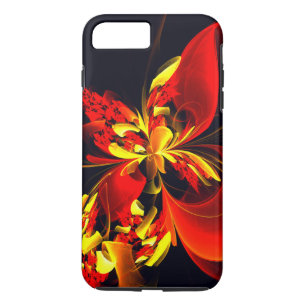 Funda Para iPhone 8 Plus/7 Plus Patrón de arte abstracto moderno floral amarillo r