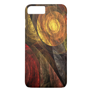 Funda Para iPhone 8 Plus/7 Plus Patrón de Arte Abstracto Moderno Floral de Girasol