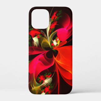 title_seo2 Patrón de arte abstracto rojo verde floral moderno