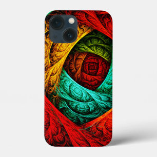Funda Para iPhone 13 Mini Patrón de arte colorido artístico moderno abstract