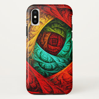 Funda Para iPhone XS Patrón de arte colorido artístico moderno abstract