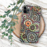 Funda Para iPhone 11 Pro Max Patrón de arte de los Círculos florales Funky de l<br><div class="desc">azul verde azulado contemporáneo, naranja de coral rojo, turquesa acuática, verde limón, color pastel y rosa cálido acuarela patrón florido de los círculos florales. Hermosa, moderna y fresca cubierta para el experto en tendencias y amante del arte, amante de las caderas, amante de los motivos artísticos que quiere proteger su...</div>