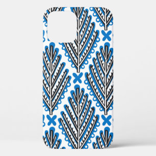 Funda Para iPhone 12 Patrón de arte folclórico sin costura escandinavo 