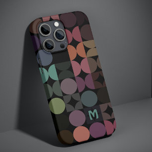 Funda Para iPhone 13 Pro Patrón de arte geométrico retro único personalizad