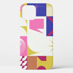 Funda Para iPhone 12 Patrón de arte neo-modernista hecho con g abstract
