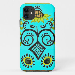Funda Para iPhone 11 Patrón de arte popular con puntos