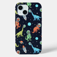 Patrón de Astronautas de Dinosaurios Infantiles