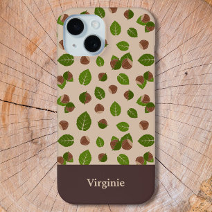 Funda Para iPhone 15 Patrón de avellanas