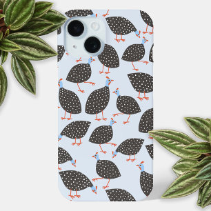 Funda Para iPhone 15 Patrón de aves de corral de Guinea