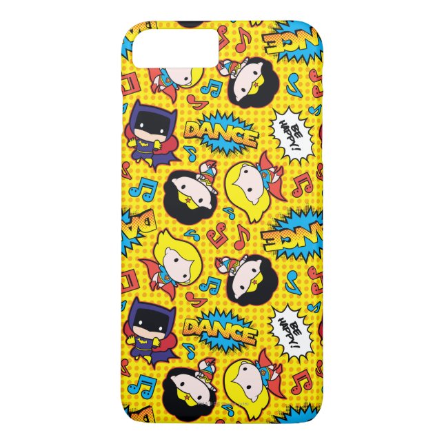 Funda De Case-Mate Para iPhone Patrón de baile de Heroine Chibi (Reverso)